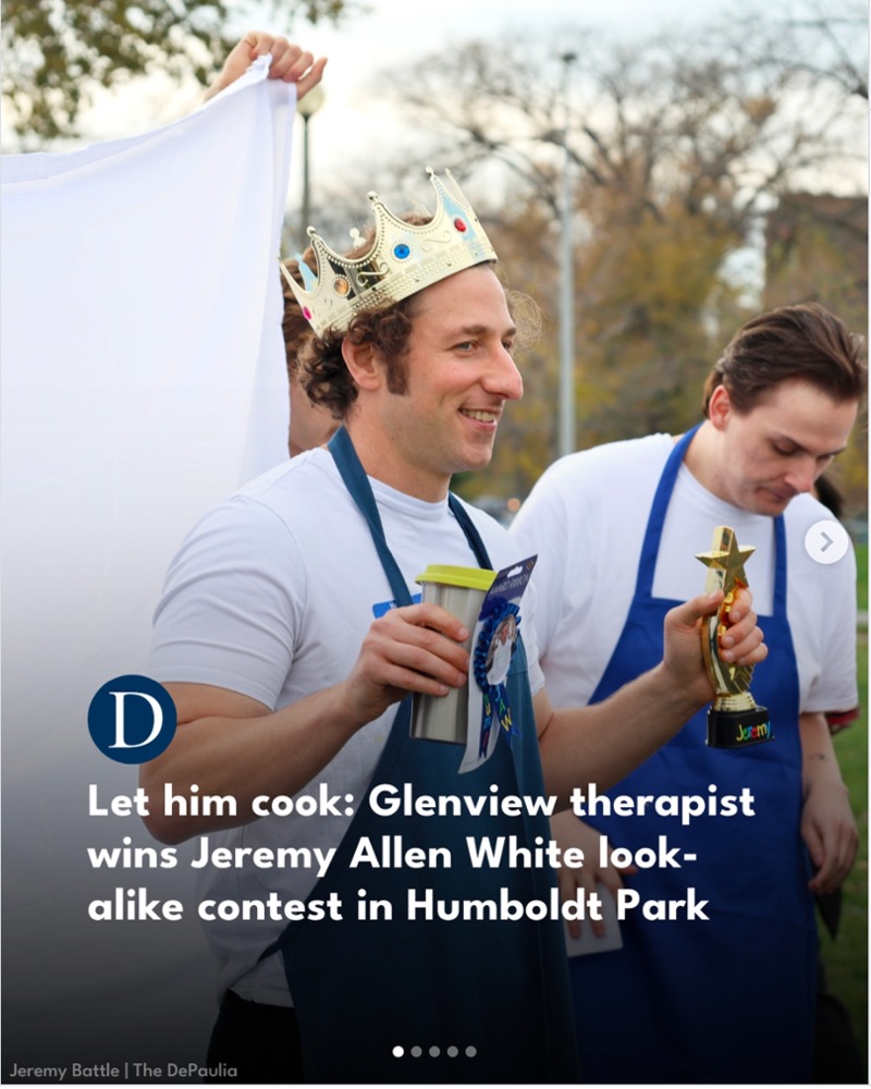 DePaulia feature story Instagram post